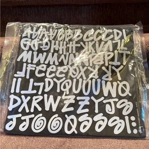 Limited Edition Authentic Stussy Font Full Alphabet  Magnets  Sold Out 78 pieces